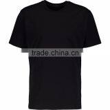Small Quantity Order Accept Black Pure Cotton Crew Neck Plain T-Shirt Men thumbnail-1