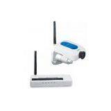 4 Channel 2.4GHz USB Digital Wireless Network Motion Dectection Email Alarm Camera thumbnail-1