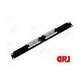 1U CAT6 UTP Patch Panel , 12 Port Patch Panels With IDC PC UL94V-0