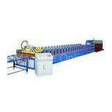 Colored / Galvanized Steel Roll Forming Line PLC For Steel Tile
