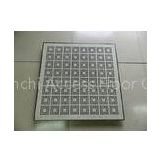 15% Rate Air Flow Panel Perforated Raised Floor Tiles SGS Standard 600 X 600 mm