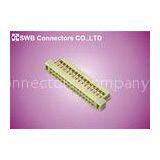 Low Voltage Differential Signaling Double Row Wire To Board Crimp Style Connectors 50 Pin