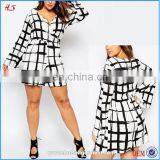China Supplier Clothing Manufacturers Women Playsuits 3xl Plus Size Dress thumbnail-1