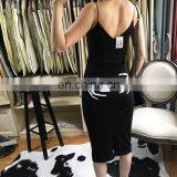 Dropshipping Clothing Sexy Black Strap Skeleton Print Bodycon Bandage Dress Women Dresses thumbnail-3