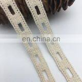 OLCT072 1.4cm Fashion Fine Pink Cotton Tulle African Lace Crochet for Ladies Dress thumbnail-4