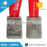 Factory Direct Sale Custom Square Metal Running Medal thumbnail-1