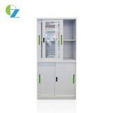 Hot Sale Office Modern Glass and Steel Doors Cupboard With 0.5 mm Thickness thumbnail-2