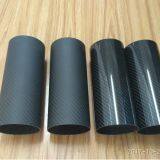 147.5mm 150mm 153mm 161mm Big Diameter 3K Twill Carbon Fiber Tubes Cfrp Can be Customized From China Factroy thumbnail-2