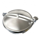 Stainless Steel Upper Seal Normal Pressure Round Tank Hatch Cover Circular Manway thumbnail-1