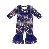 Ruffle Bodysuit Girls Clothing Boutique Tie Dye Romper thumbnail-5