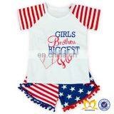 USA Star 4th of July Outfit Children Patriotic Clothing 2019 Summer Boys Boutique Clothing thumbnail-2
