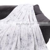 100%Polyester Super Soft Coral Fleece Snowflake Printed Plush Throw Blanket thumbnail-7