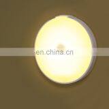 Manufacturer 20mm Round Battery Powered Wireless PIR Mini Indoor Night Light With Motion Sensor thumbnail-3