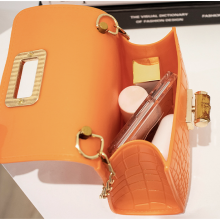 Jelly Croco Bamboo Chain Buckle Bag thumbnail-5