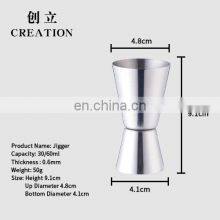 Creation Bartender Bar Tools 30 60ml Double Cocktail Slim Jigger thumbnail-2