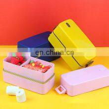 Japanese Smart Custom Wholesale Eco Friendly Wheat Straw Plastic Bento Kids Lunch Box thumbnail-1