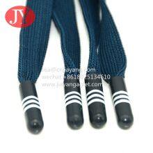 23mm Glossy Plastic Shoelace Aglet Round Polyester Drawstring With OEM Shoelace Buckle thumbnail-5