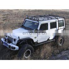 Auto Roof Luggage for Jeep Wrangler JK 07+ Car Accessories Black Aluminum Roof Rack thumbnail-2