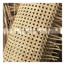 High Quality Low Price Hand Woven Natural Rattan Cane Webbing From Vietnam - open mesh rattan cane webbing