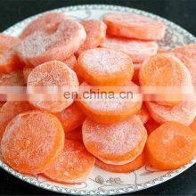 Sinocharm BRC A Approved 6-8CM IQF Carrot Crinkle Cut Frozen Carrot Slices thumbnail-4