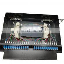 Hot Sale 19 Inch FTTH 96 Core Rack Mount LC Upc Fiber Optic Patch Panel Terminal Box