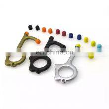 New Design None Touching Public Keep Healthy Key For Door Opener Tool Metal Keychain