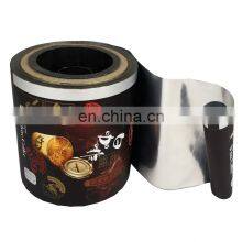 Automatic Sachet Packaging Roll Film Food Grade Plastic Laminated Aluminum Foil Film White Coffee Bags Custom Printed Rolls thumbnail-4