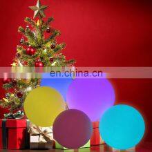 RGBW Garden Lights Led Solar Ball Lamp Shade Home Decor Ball Led Roto Mold pe Light thumbnail-1