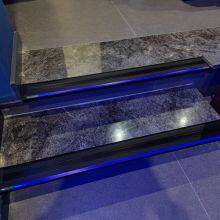 Chinese manufacturers wholesale upward blue line light step light  for cinema wooden floor steps