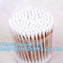Paper Bamboo Stick Cotton Ear Swab / Bud With Different Size, Wholesale q Tips Skin Care Ear Cleaning Disposable Bamboo Stick Cotton Buds Cotton Swabs Package Wooden thumbnail-3