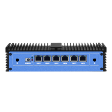 Fanless Intel SkyLake/KabyLake Network/Firewall PC w/ 6 Gbe LAN Core I7-7500U thumbnail-2