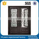The Queen Of Quality Wrought Iron Door Pull Doors For Villa thumbnail-1