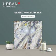 Luxury Hotel Golded 600X600mm Ceramic Non Slip Glazed Rustic Porcelain Floor Wall Tile thumbnail-3