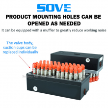 Industrial Pneumatic Vacuum Sponge Suction Cup High-power Integrated Vacuum Suction Cup Suitable for Food Packaging and PCB Board Transportation thumbnail-4