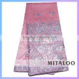 Mitaloo 2015 Hot New Fashion Custom George Lace Fabric Gold Color MGP0042 thumbnail-2
