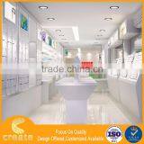 New Design Rotated Acrylic Eyewear Display Cabinet Case for Eyeglass in Guangzhou