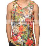 Men's Sublimation Tank Top/Digital Printing Singlet/3d Printing Top thumbnail-4