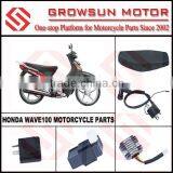Wave100 Motorcycle Spare Parts Seat, Regulator, Ignition Coil