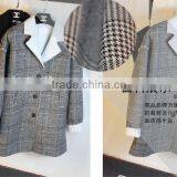 Plover Case Grid Fabrics TR Polyester/cotton Elastic Fabric All Around Women's Jackets thumbnail-2