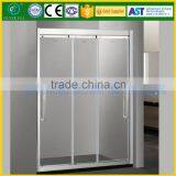 Smart Bathroom Tempered Glass 3 Panel Sliding Shower Enclosures Door thumbnail-1
