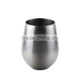 18-Ounce Capacity Stemless Stainless Steel Wine Glass thumbnail-1