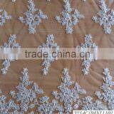 High-end embroidery beads net fabric