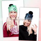 Popular Different Blood Color OEM Red Beabie Winter Red Cotton Beanie Hat thumbnail-3