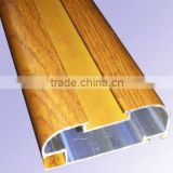 wooden grain aluminum frame for Kitchen Cabinet series aluminium profile