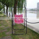 Leisure Foldable Single Swing Hanging Chair With Stand thumbnail-6