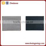 Leather Unisex Card Case Slim Super Thin 6 Slots Compact Wallet Holder thumbnail-3