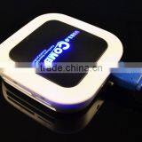 Light-up Logo USB 3.0 Combo Card Reader With 3 Port Usb Hub thumbnail-3