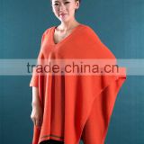 cashmere knitted poncho