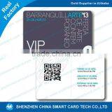 glossy pvc restaurant barcode membership card