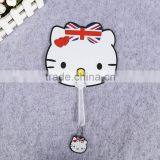 Hot Sale Cute Cartoon Design Advertising Fan pp Fan pp Plastic Hand Fan